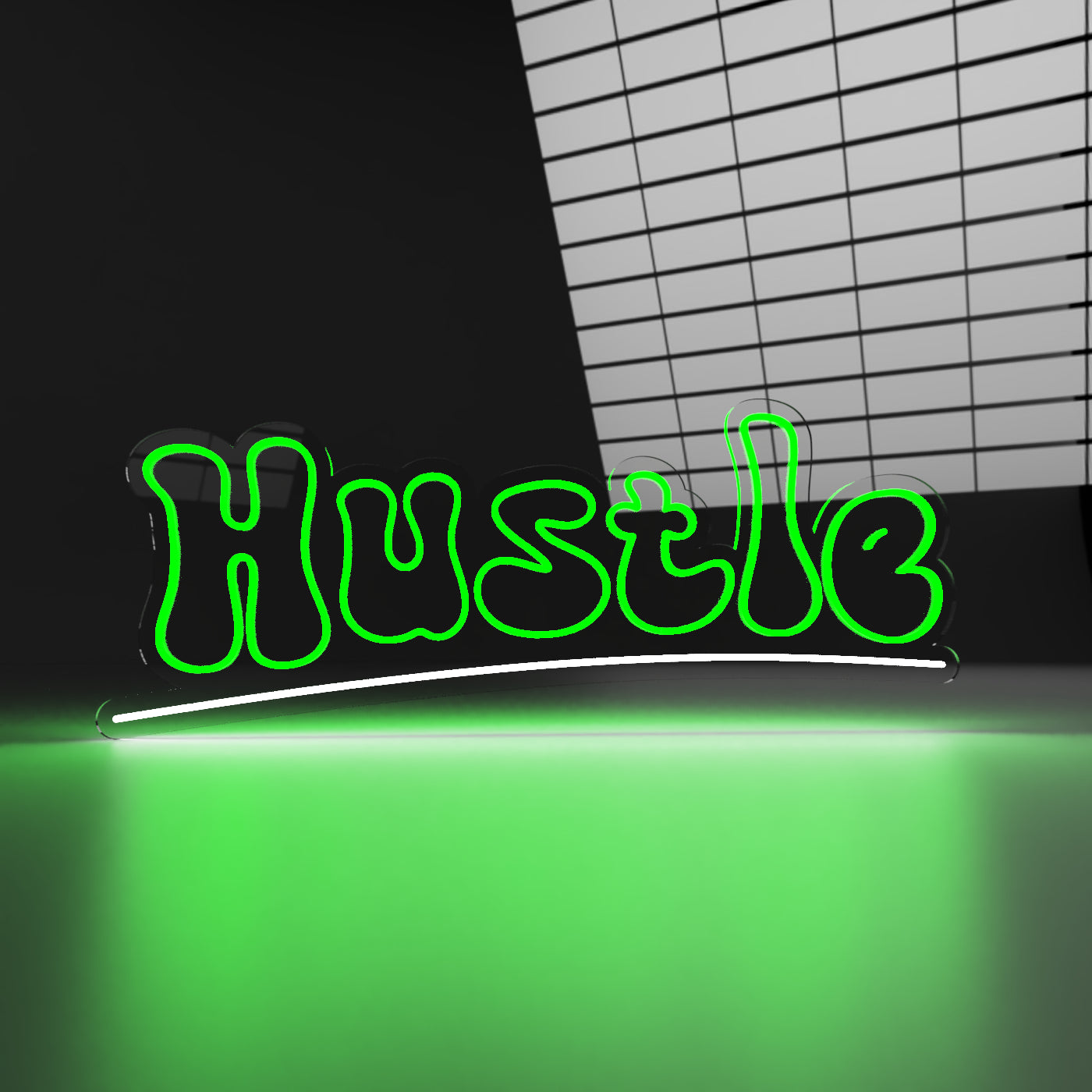 "Hustle" - Semn NeonLab Neon LED
