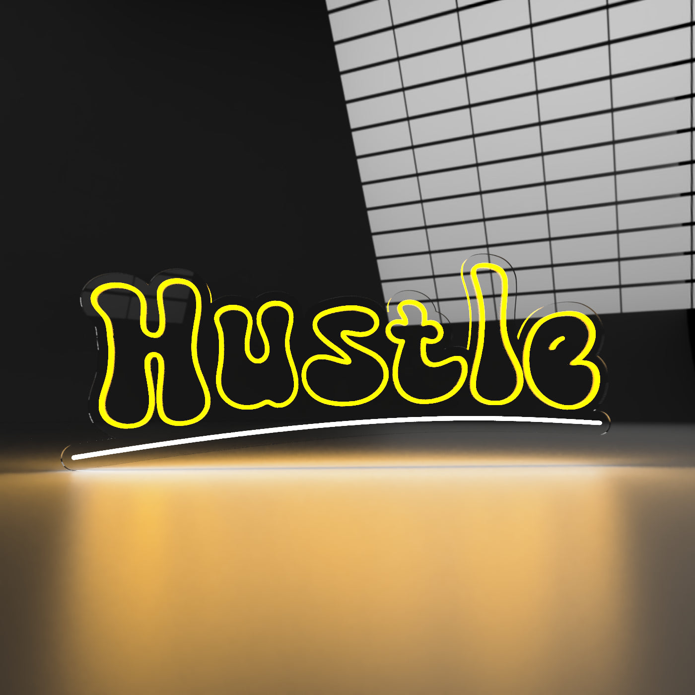 "Hustle" - Semn NeonLab Neon LED