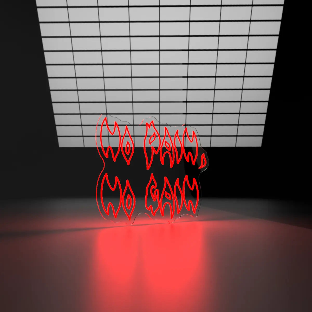 "No Pain No Gain" - Semn NeonLab Neon LED