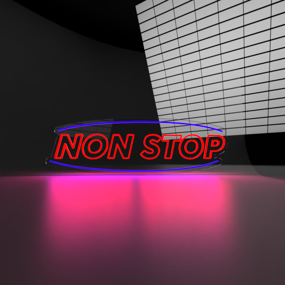 "Non-Stop" - Semn NeonLab Neon LED