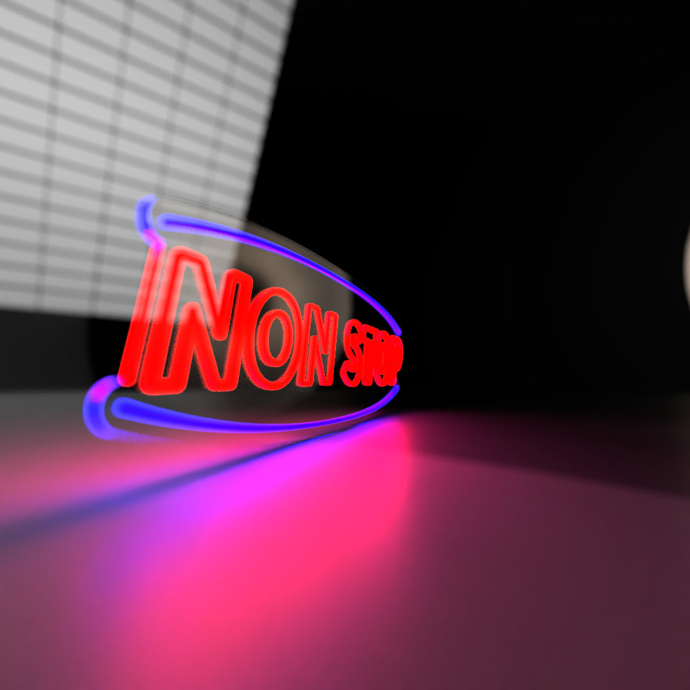 "Non-Stop" - Semn NeonLab Neon LED