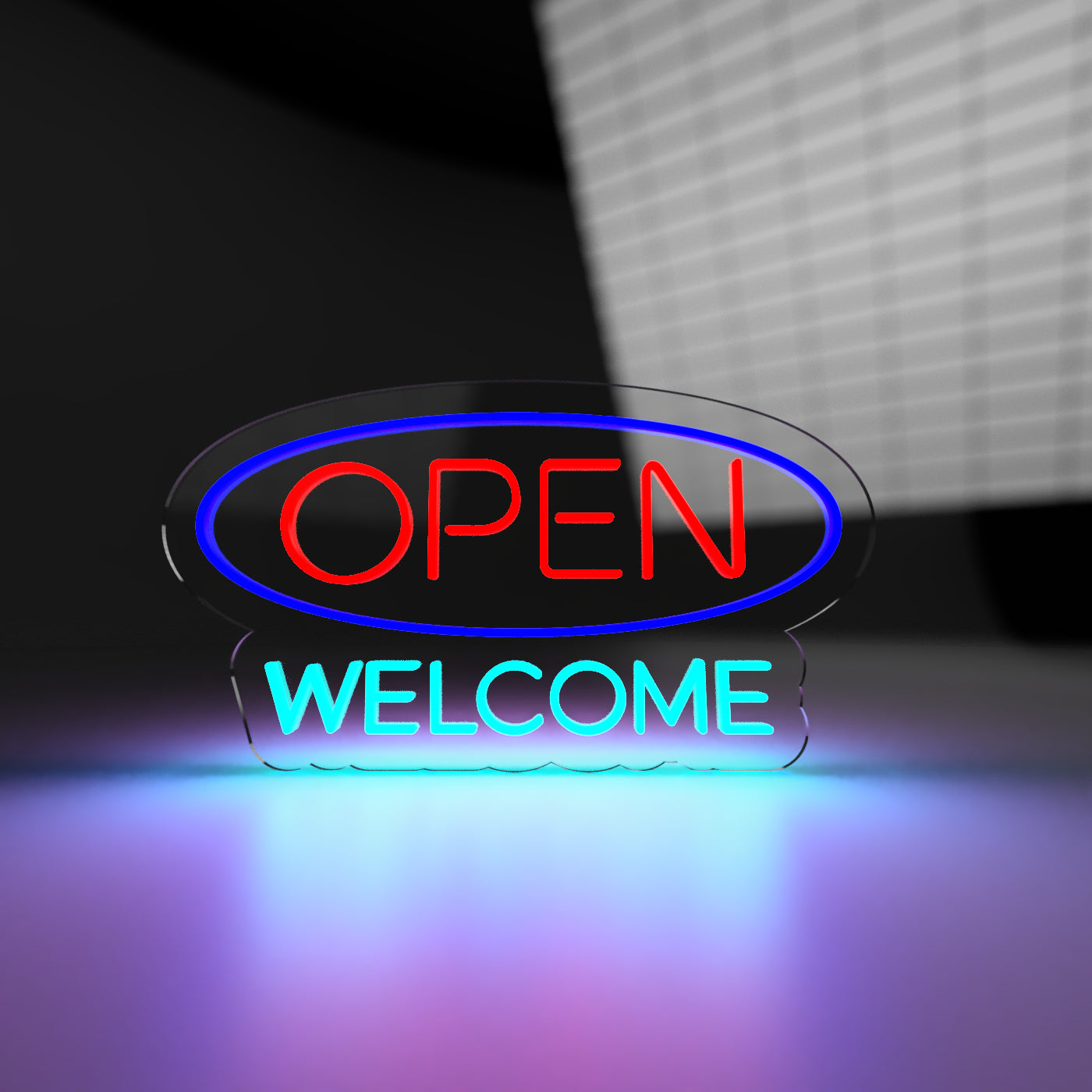 "Open Welcome" - Semn NeonLab Neon LED