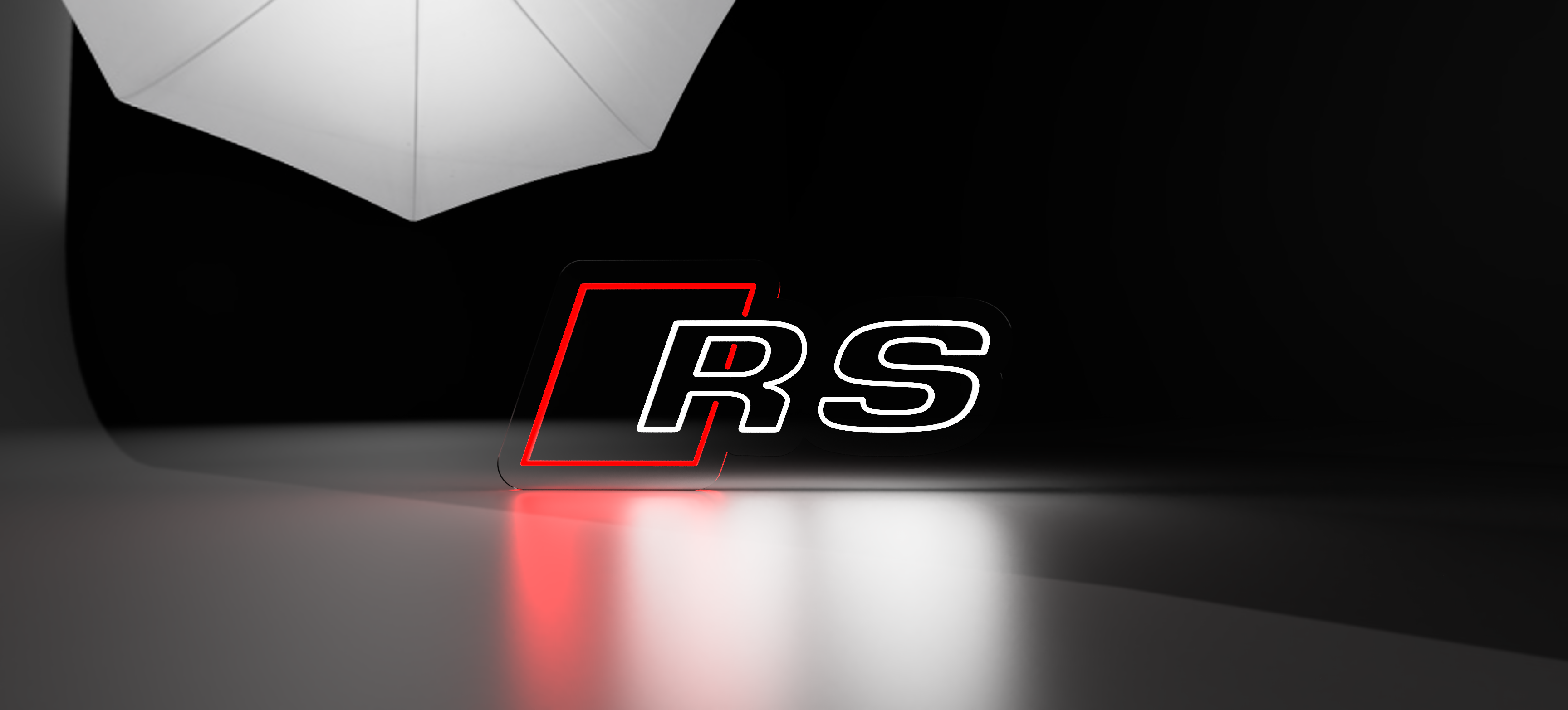 RS semne neon led logo